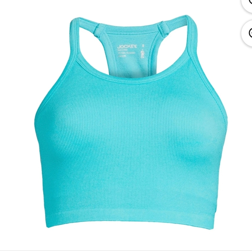 Jockey Turquoise Racerback Tank Top
